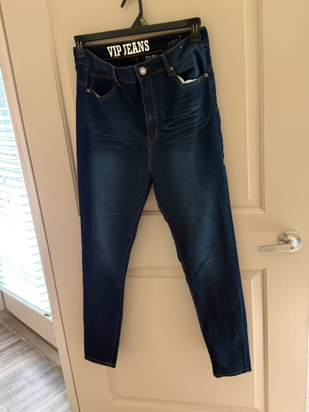 VIP Dark Blue High-Rise Skinny Jeans